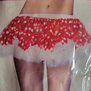 Leg Avenue Red and White Polka Dot Chemise